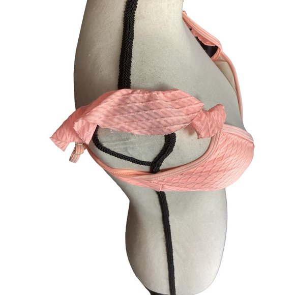 Gianni Bini Bikini Swimsuit Top * Bra *  L ? * Salmon  * No size label* EUC - Picture 2 of 6